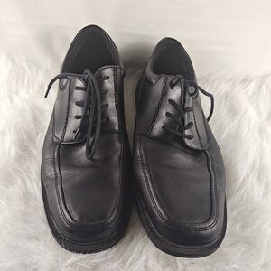 Nunn Bush Black Leather Dress Shoes Comfort Gel Men's Size 10M